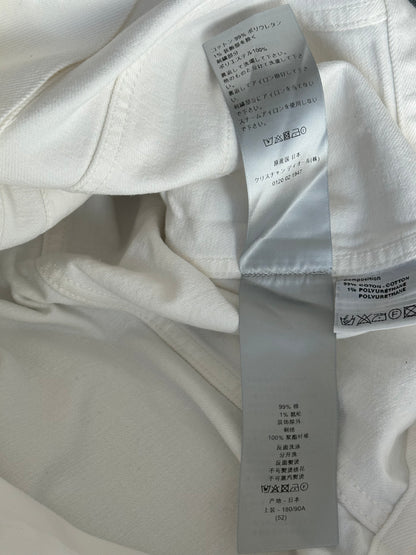 Dior Raymond Pettibon White Embroidered Logo Denim Jacket