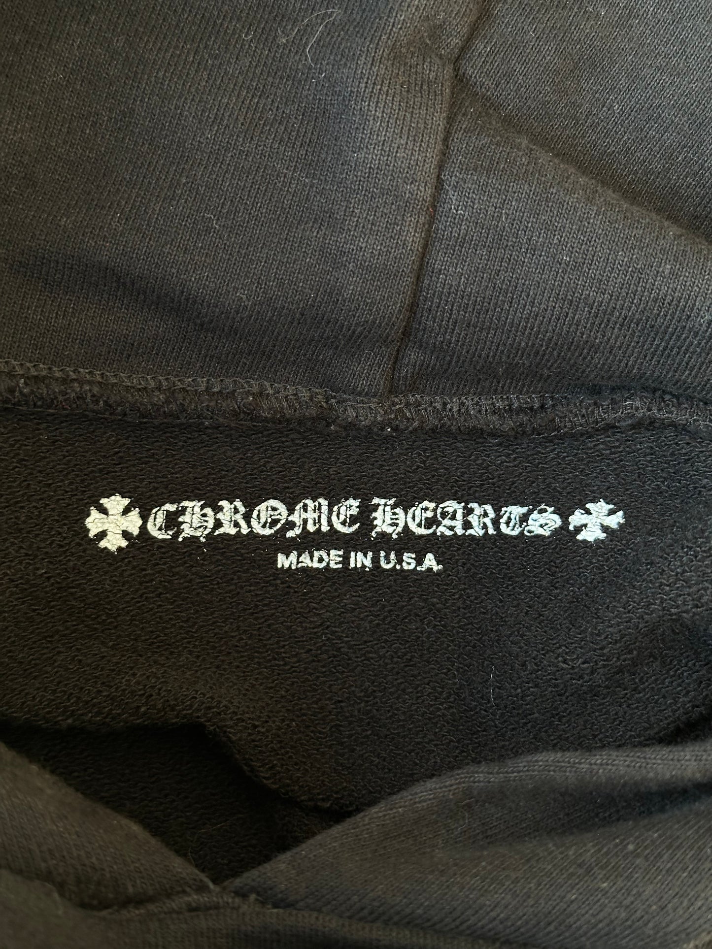 Chrome Hearts Black Matty Boy Stay Fast Hoodie