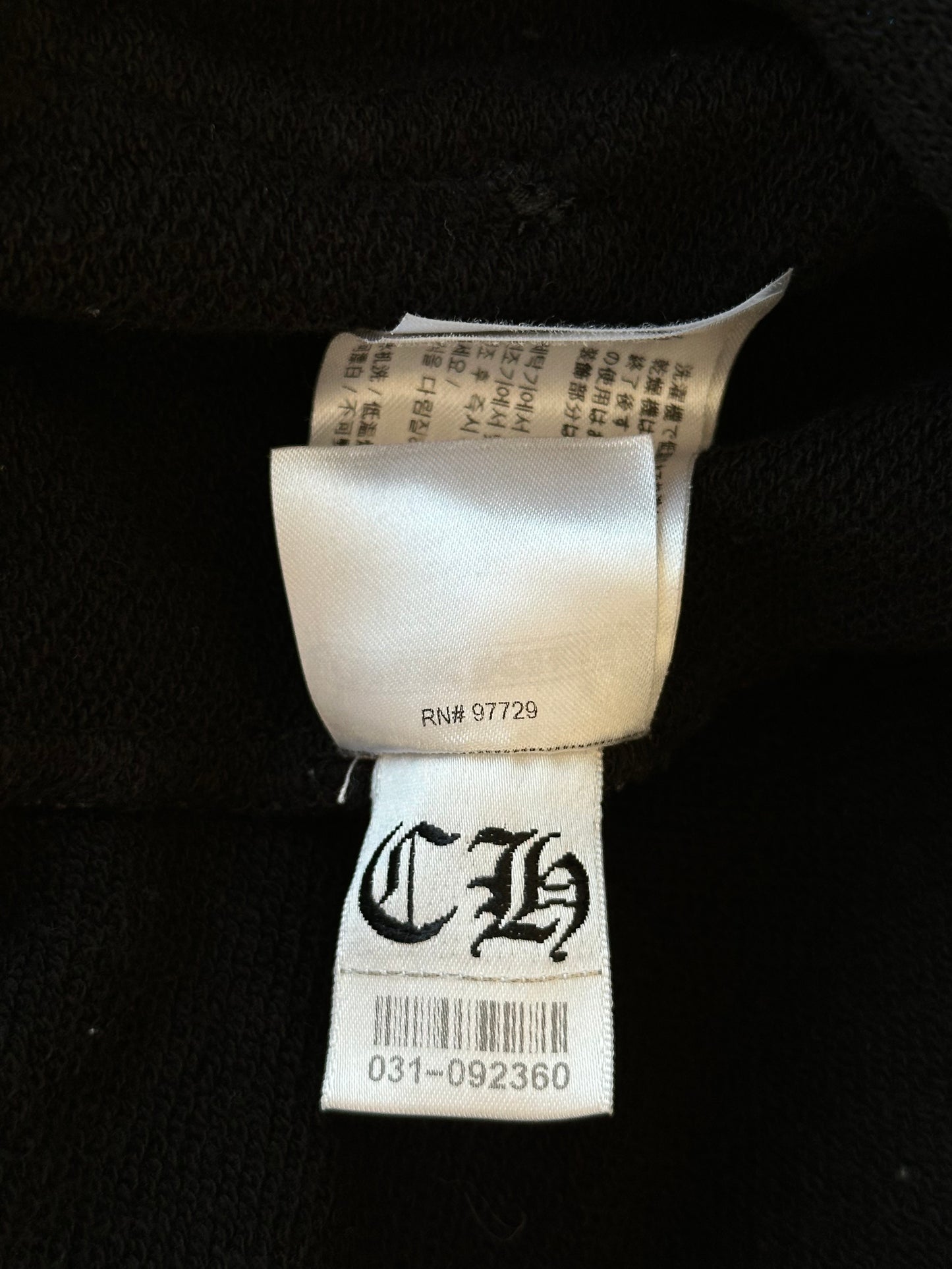 Chrome Hearts Black Matty Boy Stay Fast Hoodie