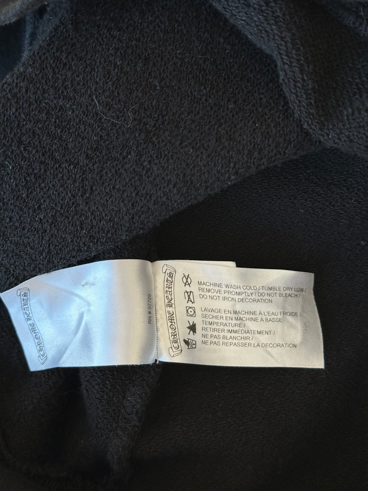 Chrome Hearts Black Matty Boy Stay Fast Hoodie