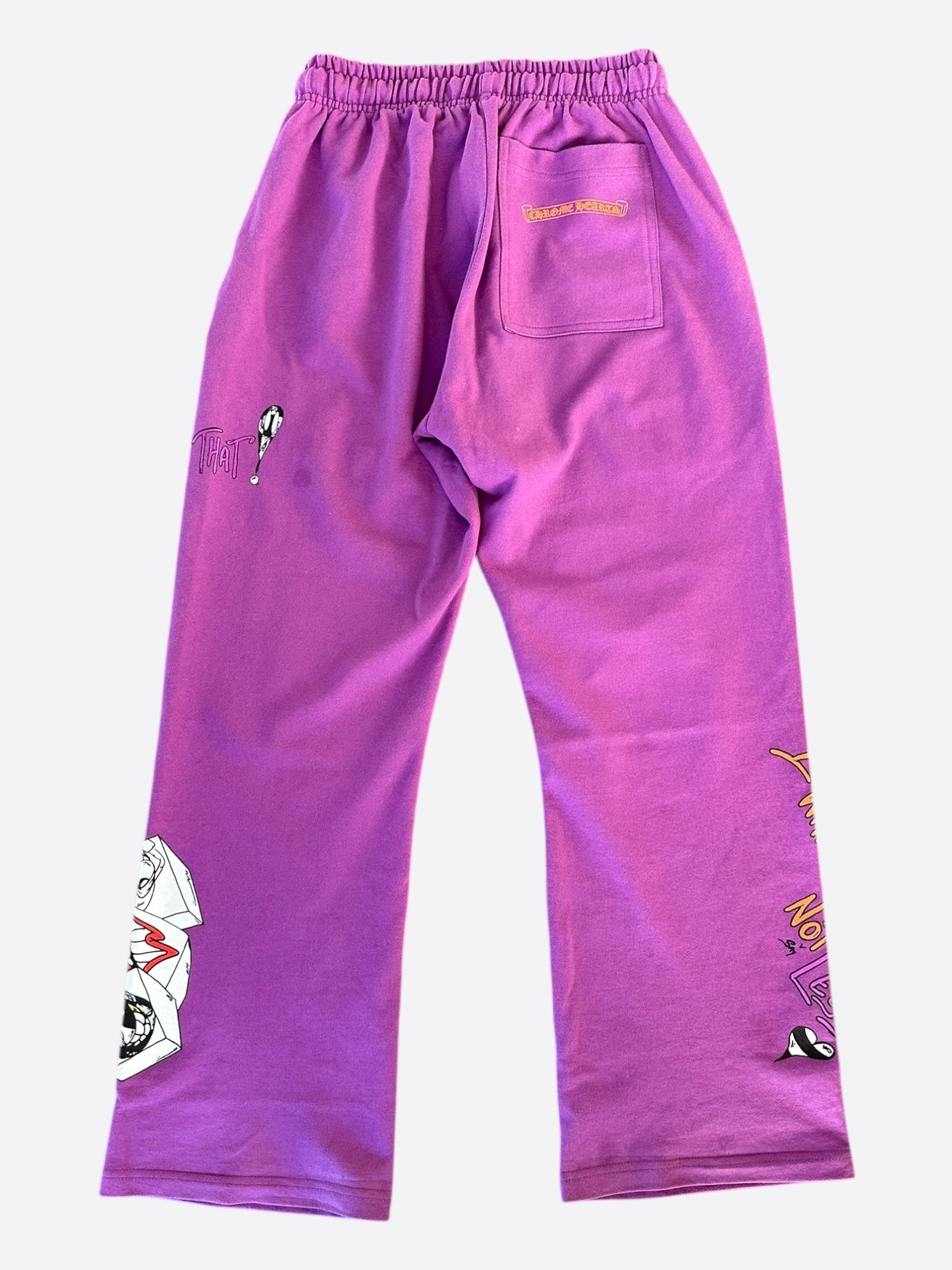 Chrome Hearts Matty Boy Purple More Not Less Sweatpants