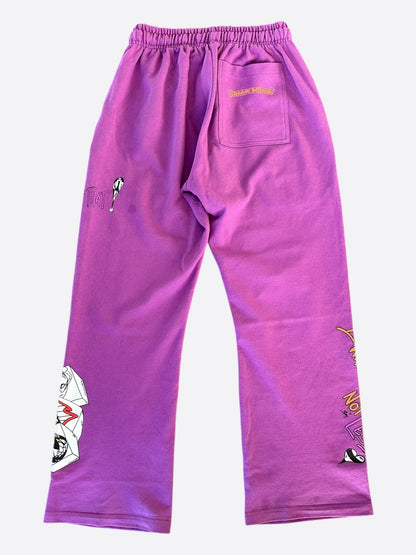 Chrome Hearts Matty Boy Purple More Not Less Sweatpants