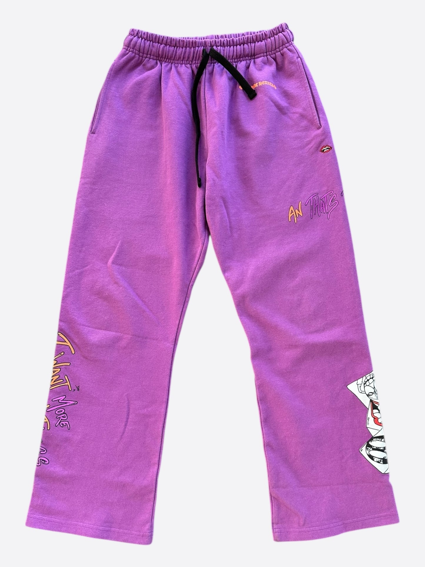 Chrome Hearts Matty Boy Purple More Not Less Sweatpants