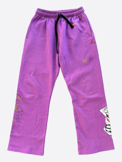 Chrome Hearts Matty Boy Purple More Not Less Sweatpants