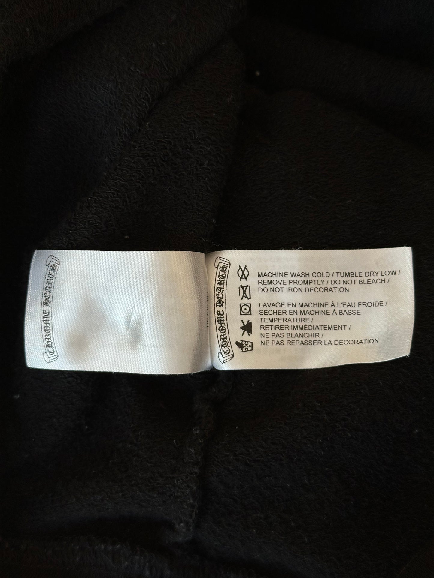 Chrome Hearts Black Matty Boy Stay Fast Hoodie