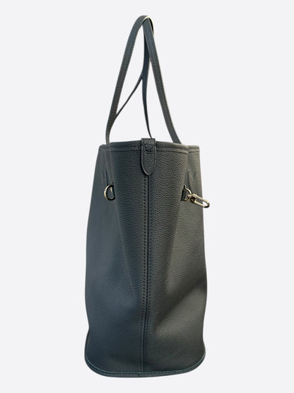 Louis Vuitton Black & Brown Monogram Reversible Neverfull MM