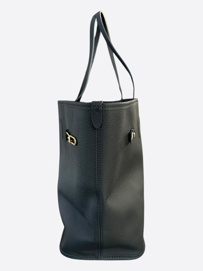 Louis Vuitton Black & Brown Monogram Reversible Neverfull MM