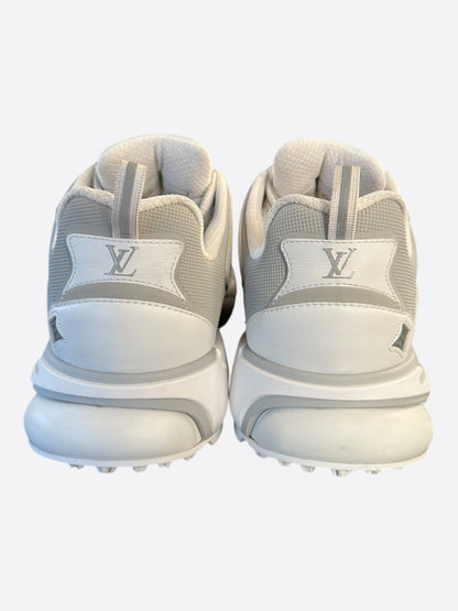 Louis Vuitton White & Grey Tatic Sneakers