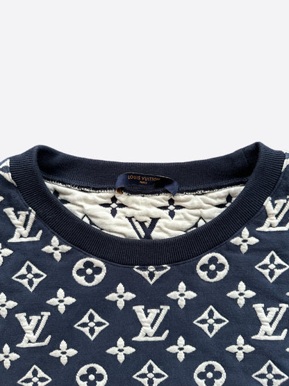 Louis Vuitton Navy & White Monogram Sweater