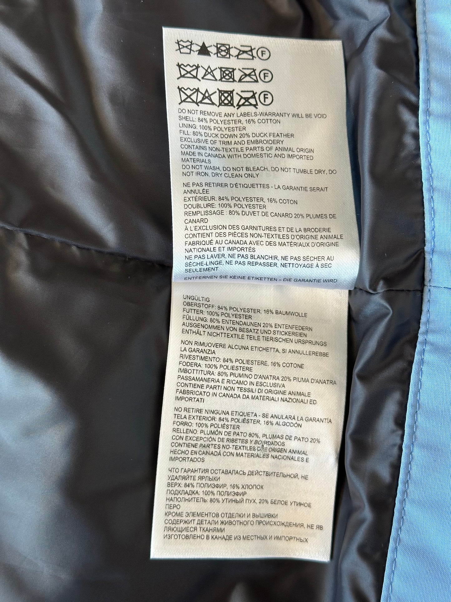 Canada Goose Blue Freestyle Women's Vest