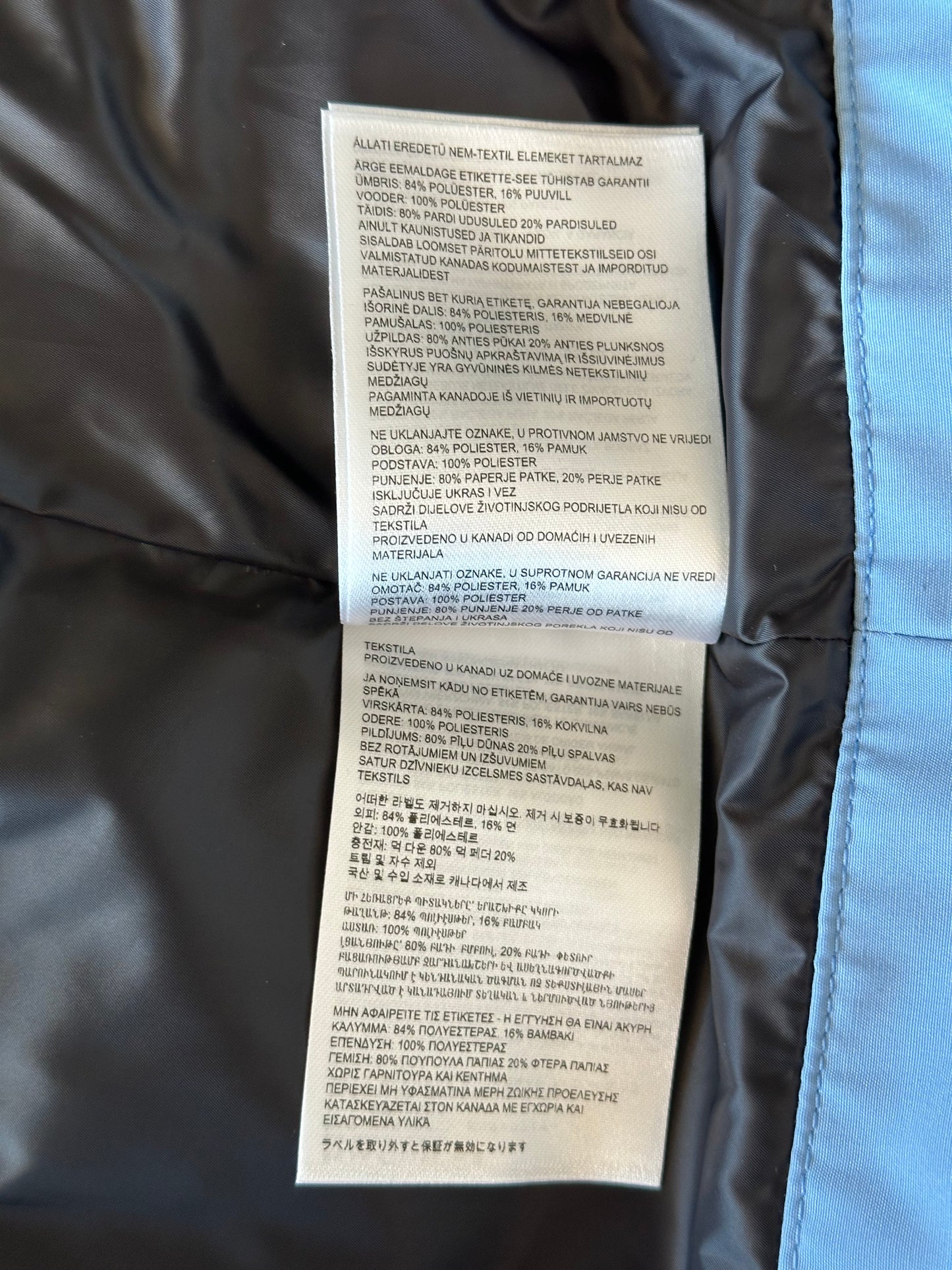 Canada Goose Blue Freestyle Women's Vest