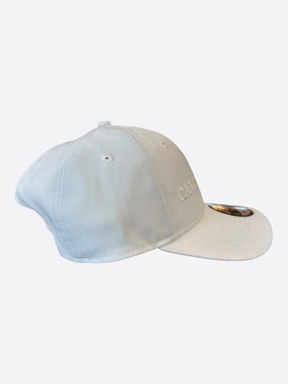 Canada Goose White Embroidered Logo Hat