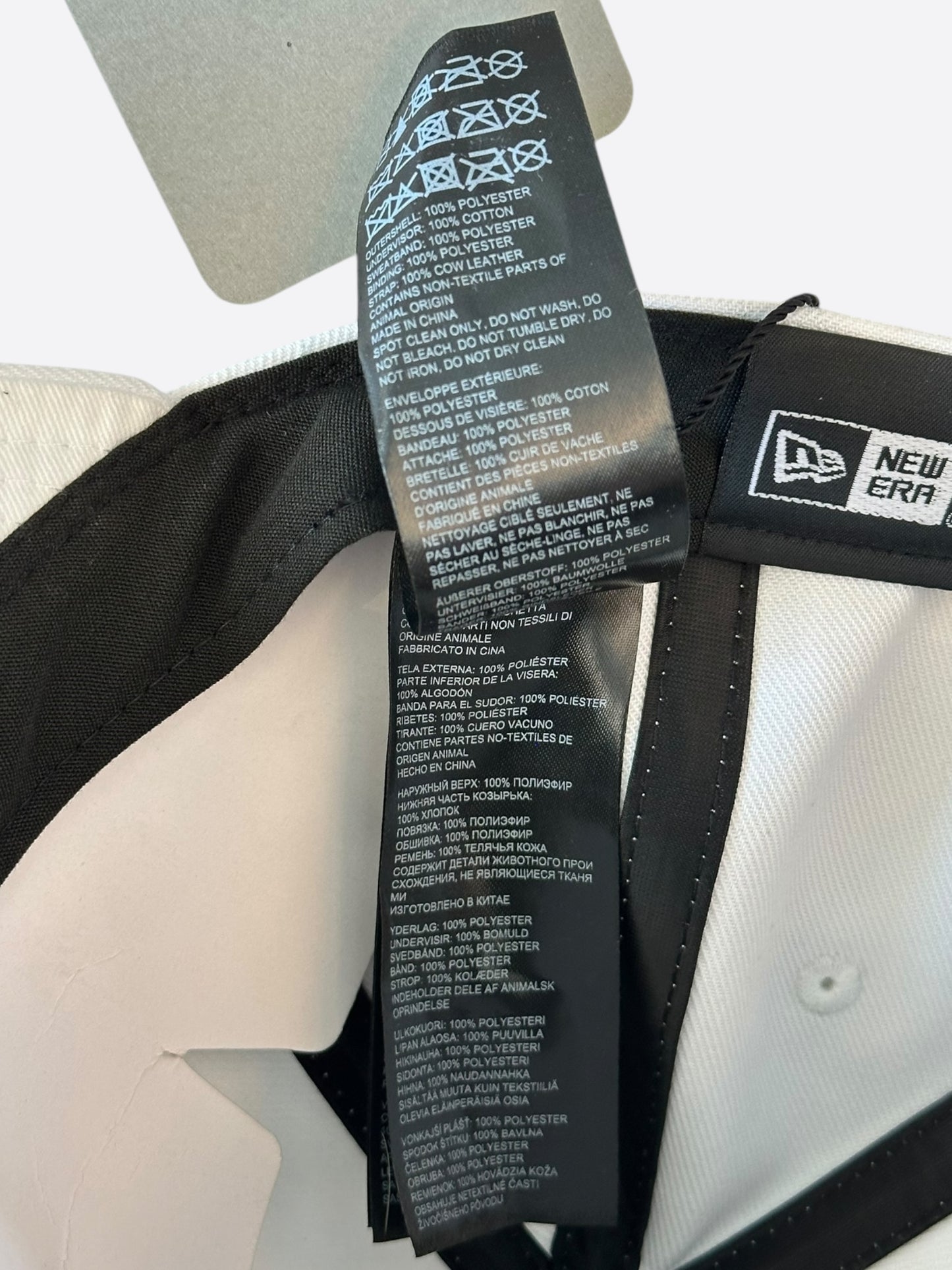 Canada Goose White Embroidered Logo Hat