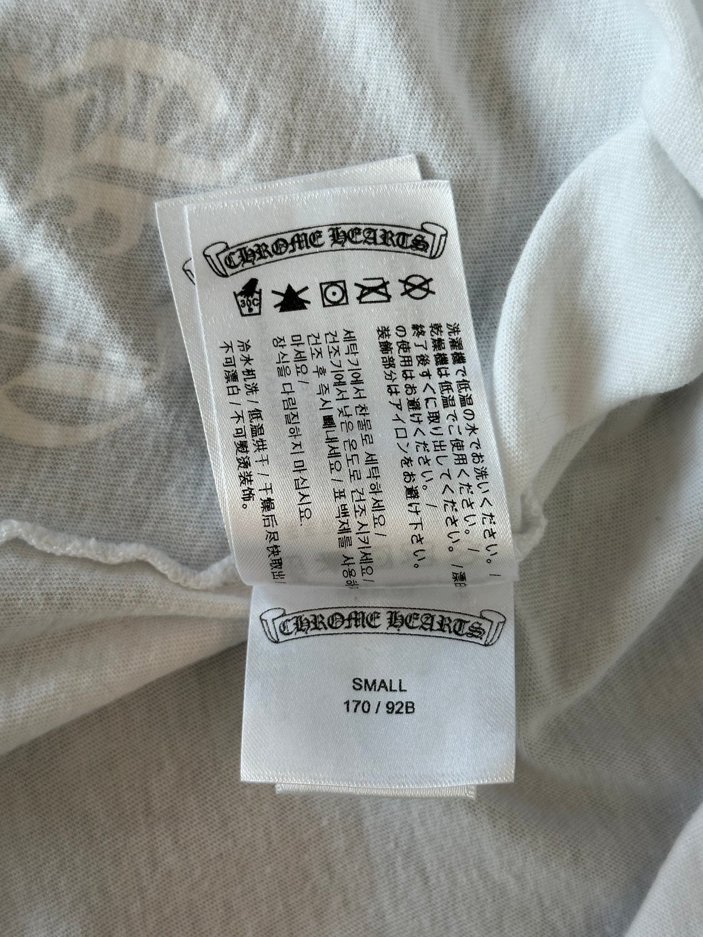 Chrome Hearts White Multicolor Cross T-Shirt