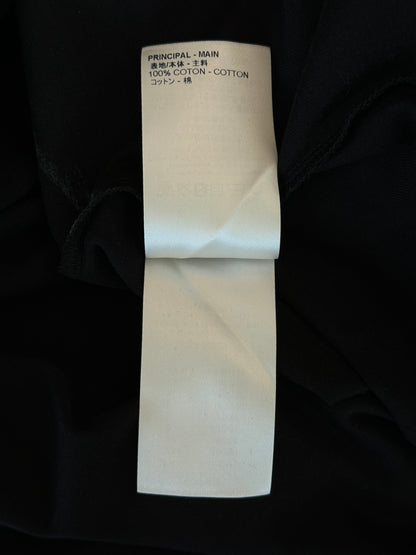 Louis Vuitton Black & White LV Stitch Logo T-Shirt
