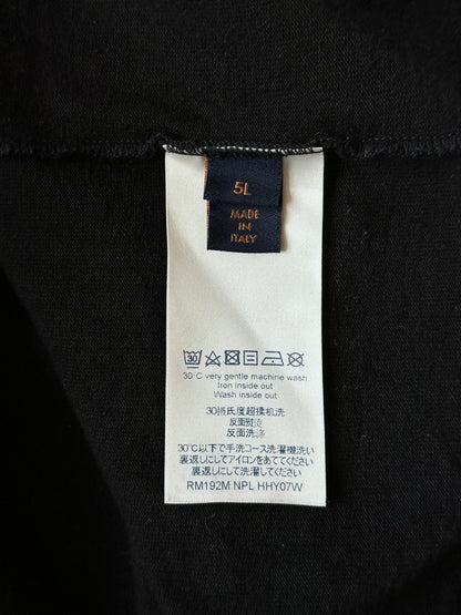 Louis Vuitton Black Barcode Logo T-Shirt