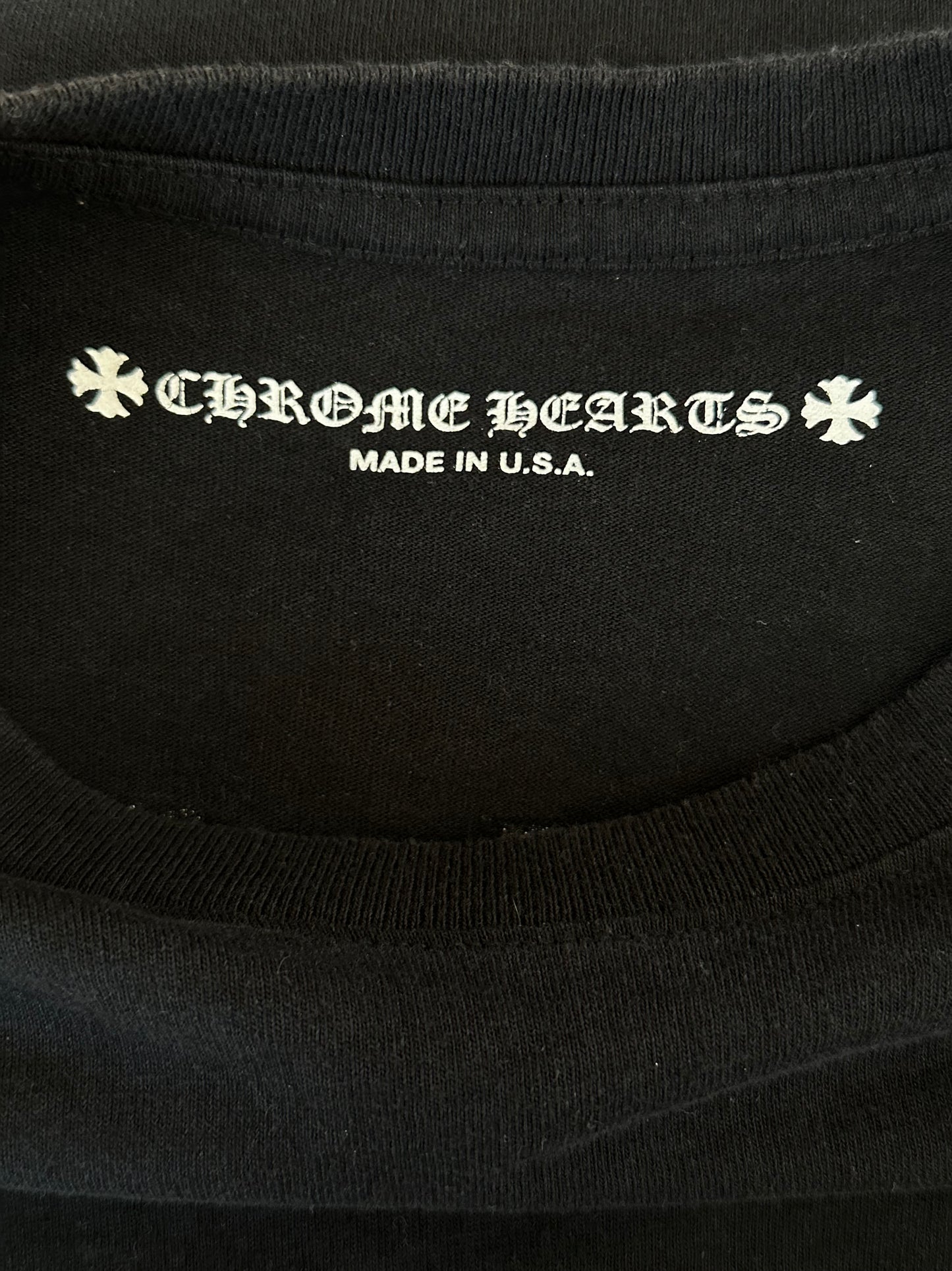 Chrome Hearts Matty Boy Black Chomper Longsleeve T-Shirt