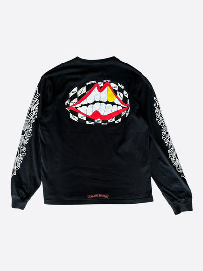 Chrome Hearts Matty Boy Black Chomper Longsleeve T-Shirt
