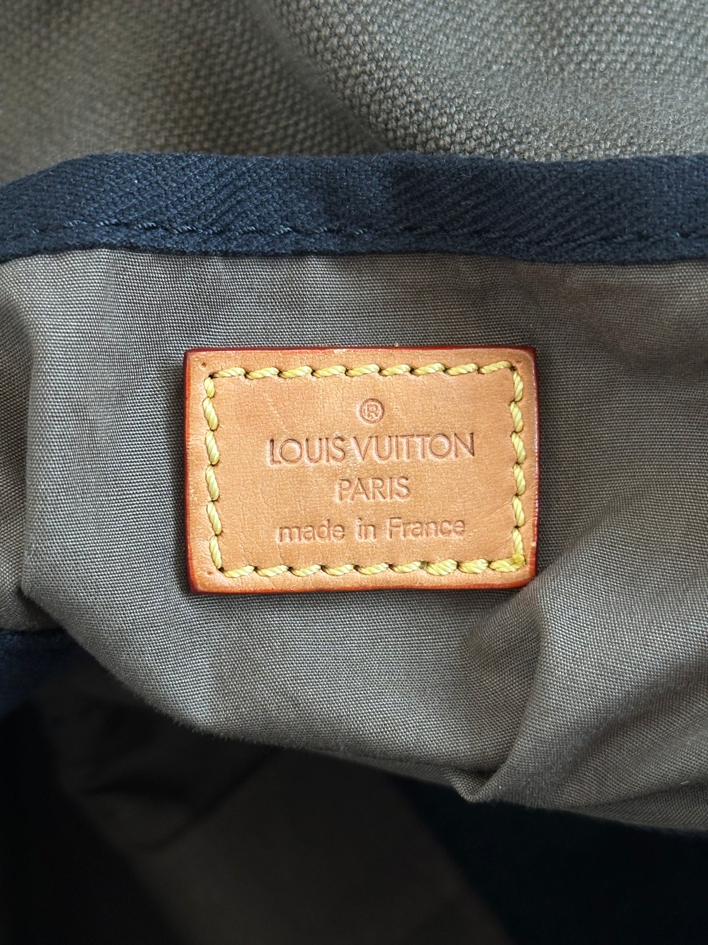 Louis Vuitton Takashi Murakami Green Camouflage Monogram Treillis Tote