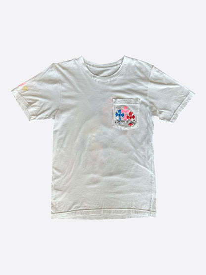 Chrome Hearts White Multicolor Cross T-Shirt
