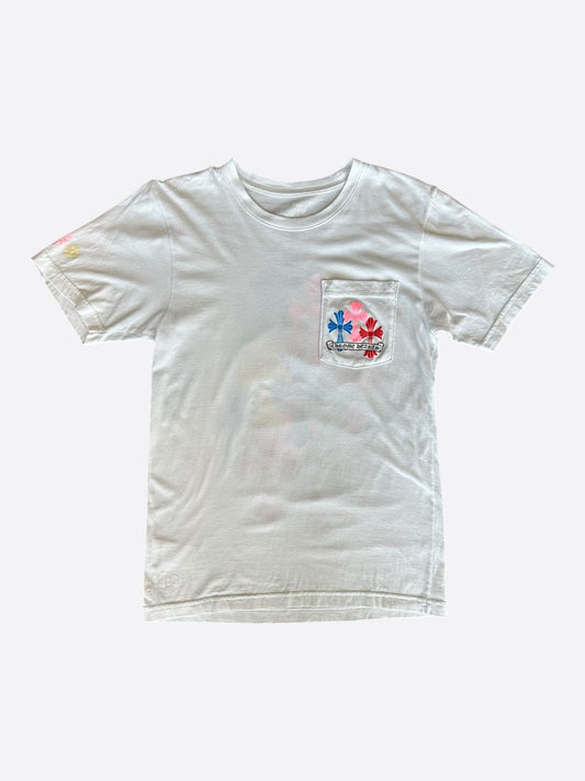 Chrome Hearts White Multicolor Cross T-Shirt