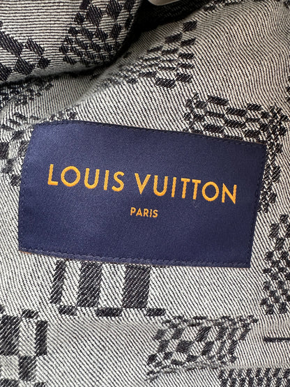 Louis Vuitton Grey Distorted Damier Denim Jacket