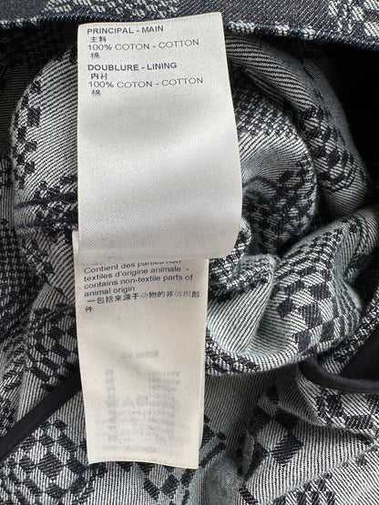 Louis Vuitton Grey Distorted Damier Denim Jacket