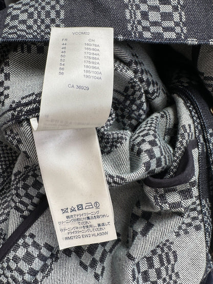 Louis Vuitton Grey Distorted Damier Denim Jacket