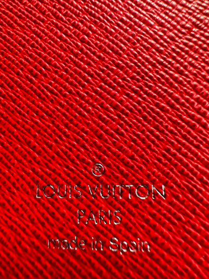 Louis Vuitton Supreme Red & White EPI Brazza Wallet