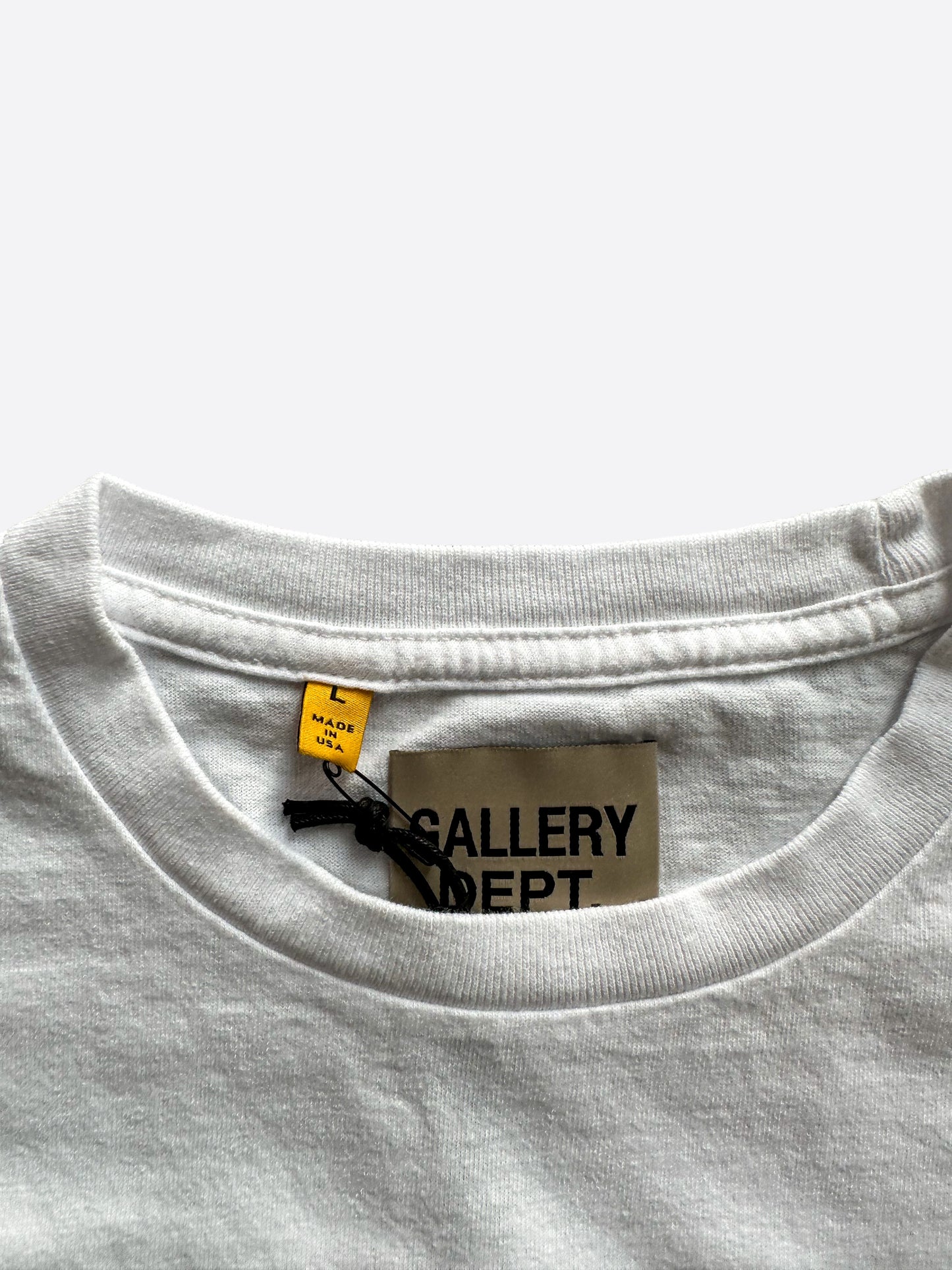 Gallery Dept White & Black Art Dept T-Shirt