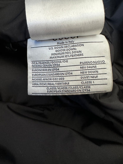 Gucci Black GG Monogram Puffer Jacket