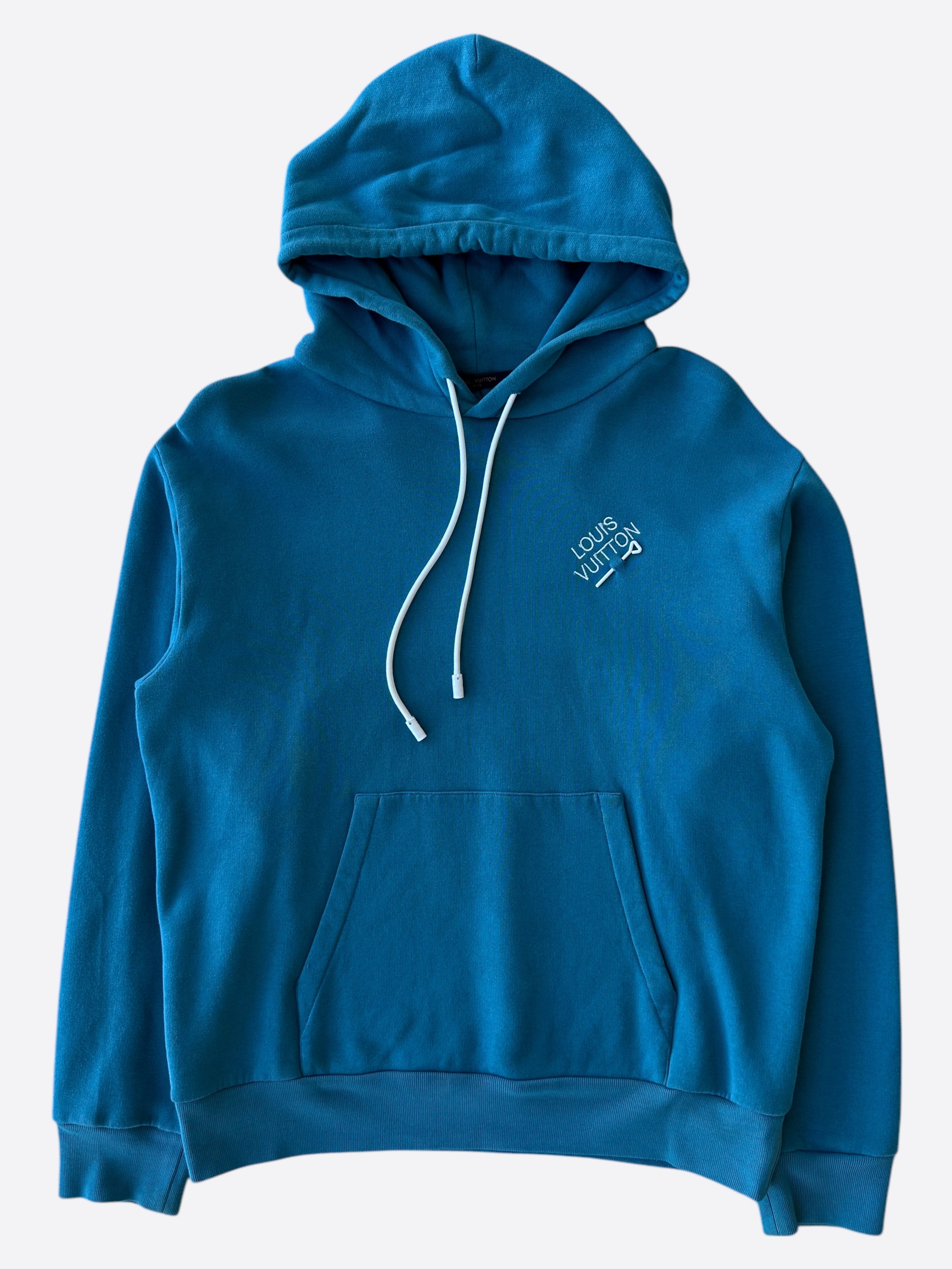 Louis Vuitton Ocean Embroidered Signature Hoodie Savonches