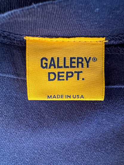 Gallery Dept Black & Yellow French Logo T-Shirt