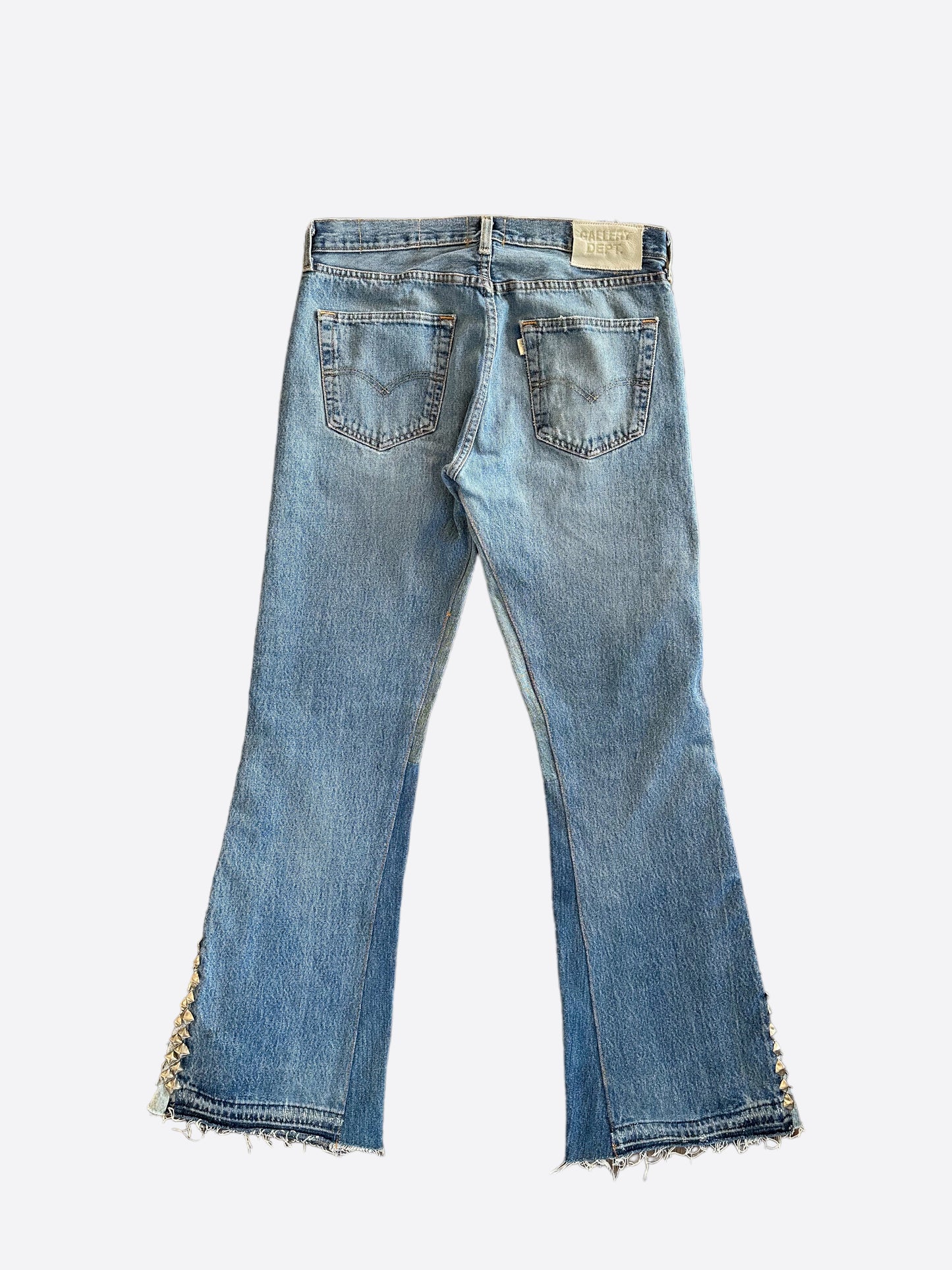 Gallery Dept Blue Studded LA Flare Jeans