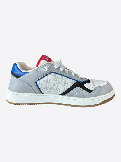 Dior Grey & Blue Oblique B27 Sneakers