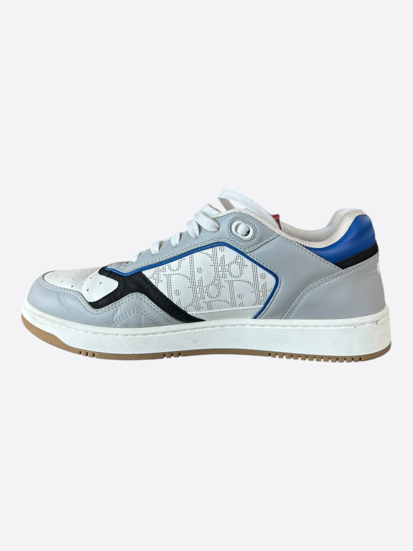 Dior Grey & Blue Oblique B27 Sneakers