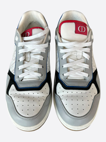 Dior Grey & Blue Oblique B27 Sneakers