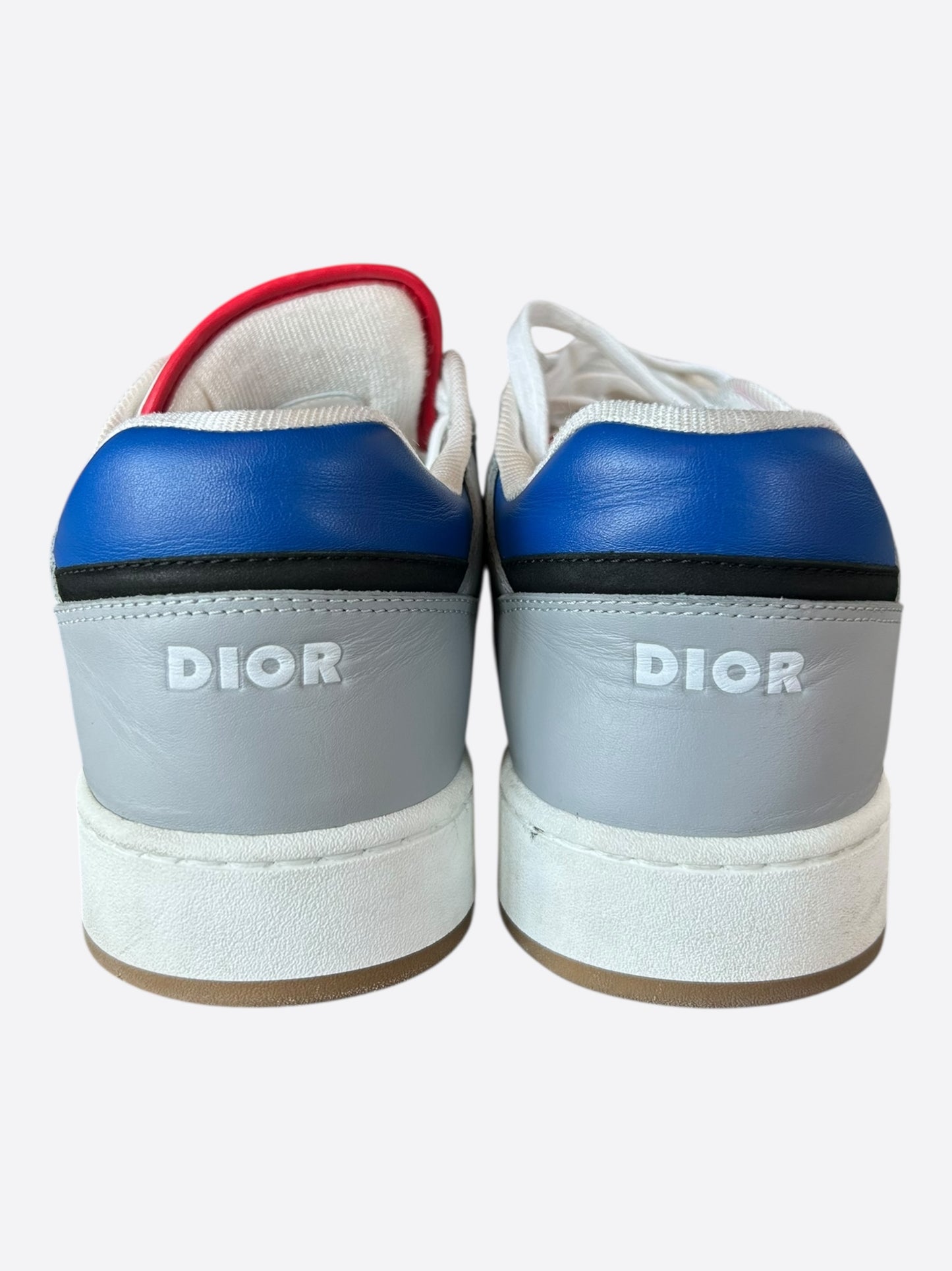 Dior Grey & Blue Oblique B27 Sneakers