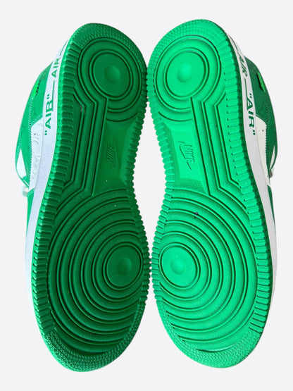 Louis Vuitton Nike Green & White Monogram Air Force 1