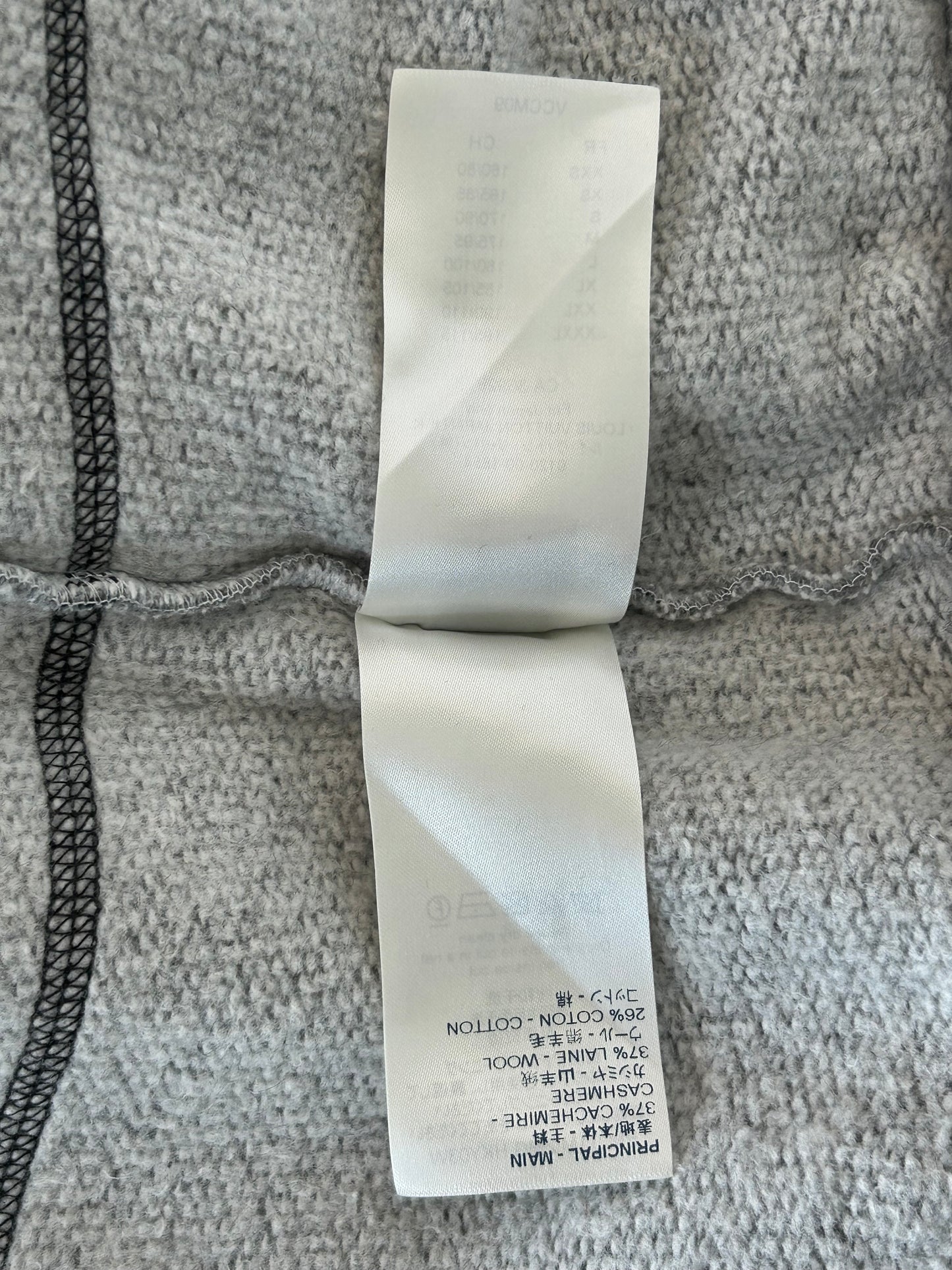 Louis Vuitton NBA Grey Basketball Embroidered Zip Up Hoodie