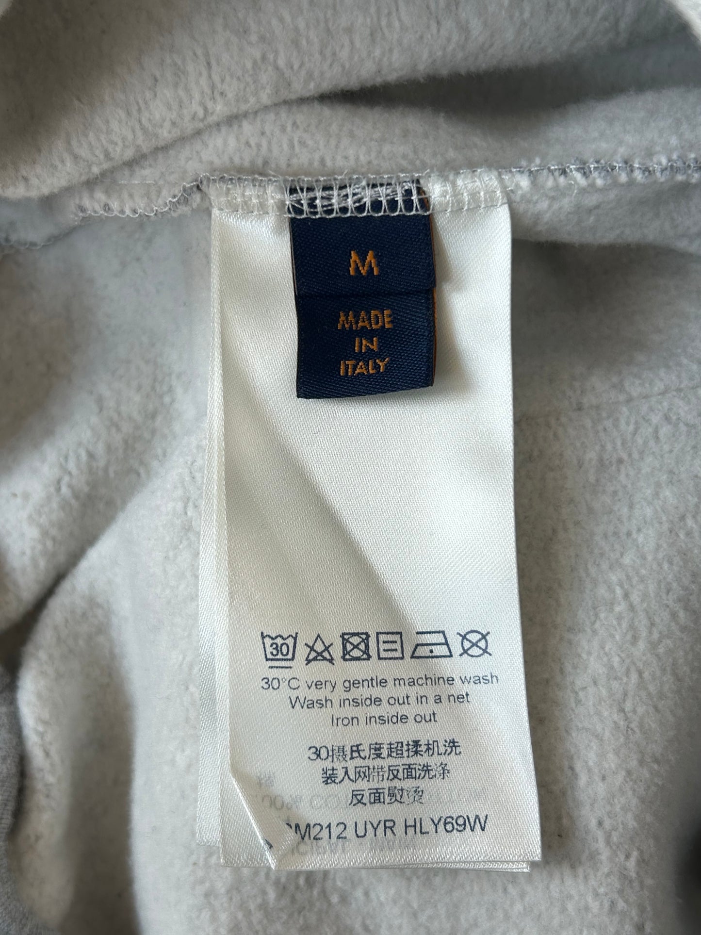 Louis Vuitton Grey & Black Graffiti Logo Sweatpants