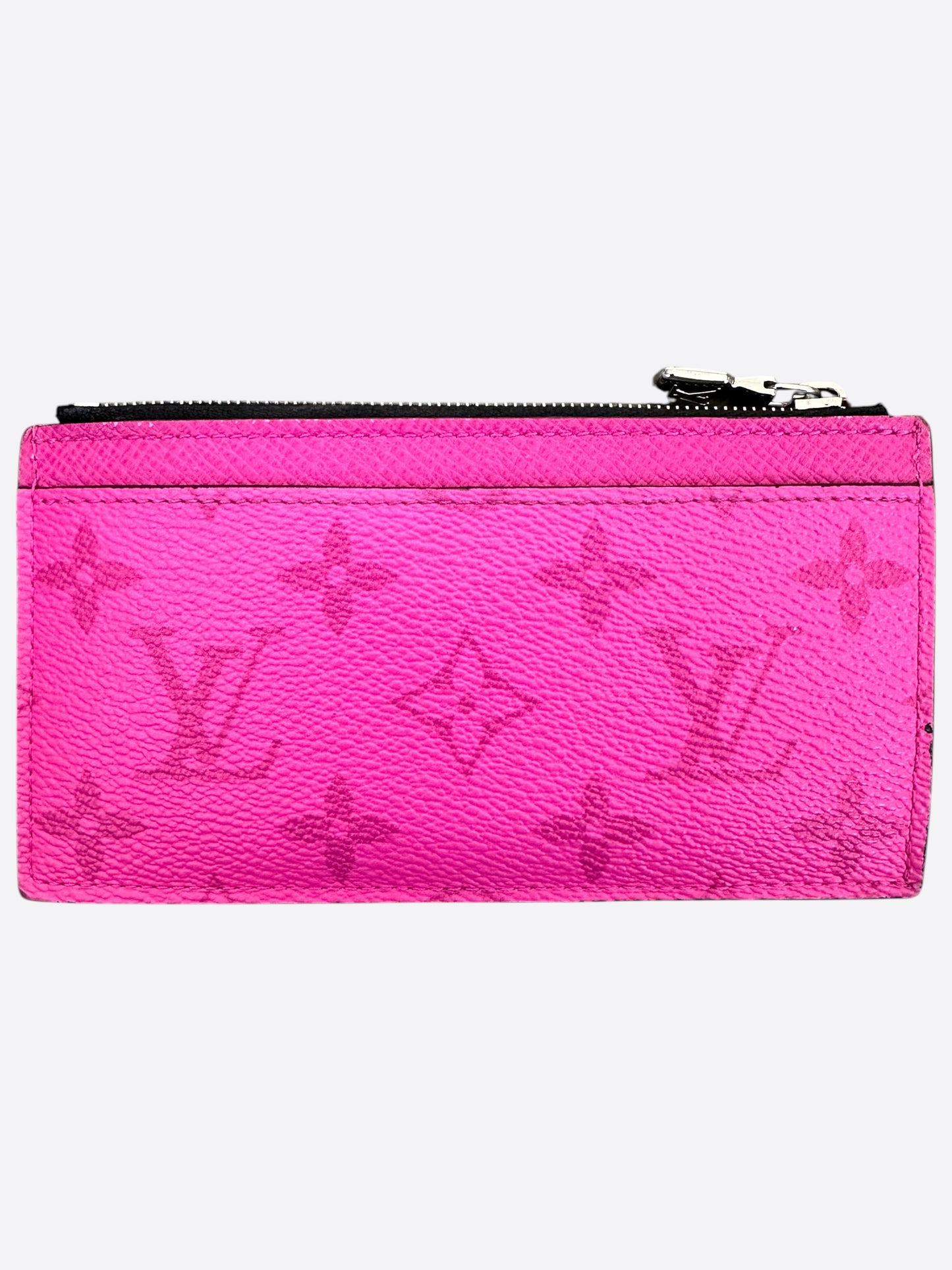 Louis Vuitton Pink Taigarama Monogram Coin Card Holder