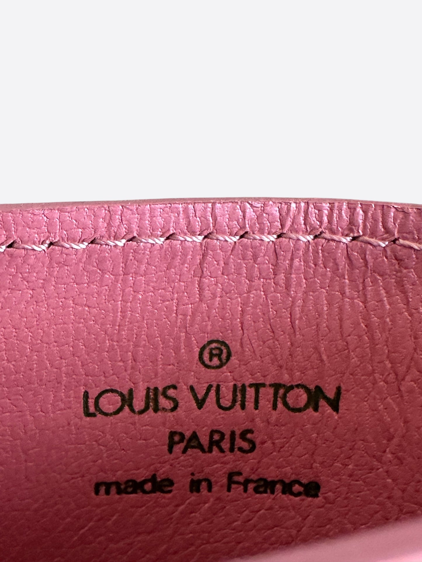 Louis Vuitton Pink Crocodile Cardholder