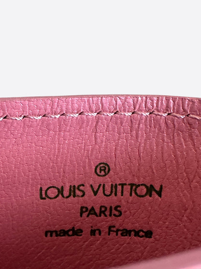 Louis Vuitton Pink Crocodile Cardholder