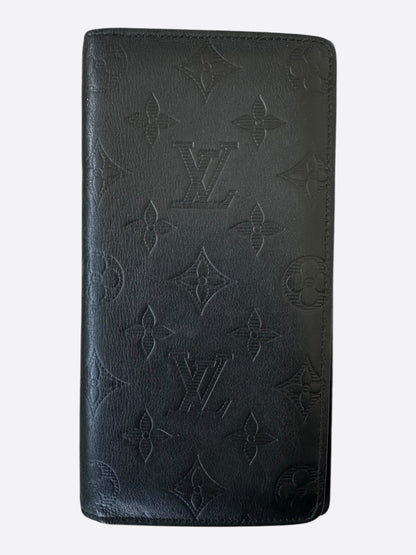 Louis Vuitton Black Shadow Monogram Brazza Wallet