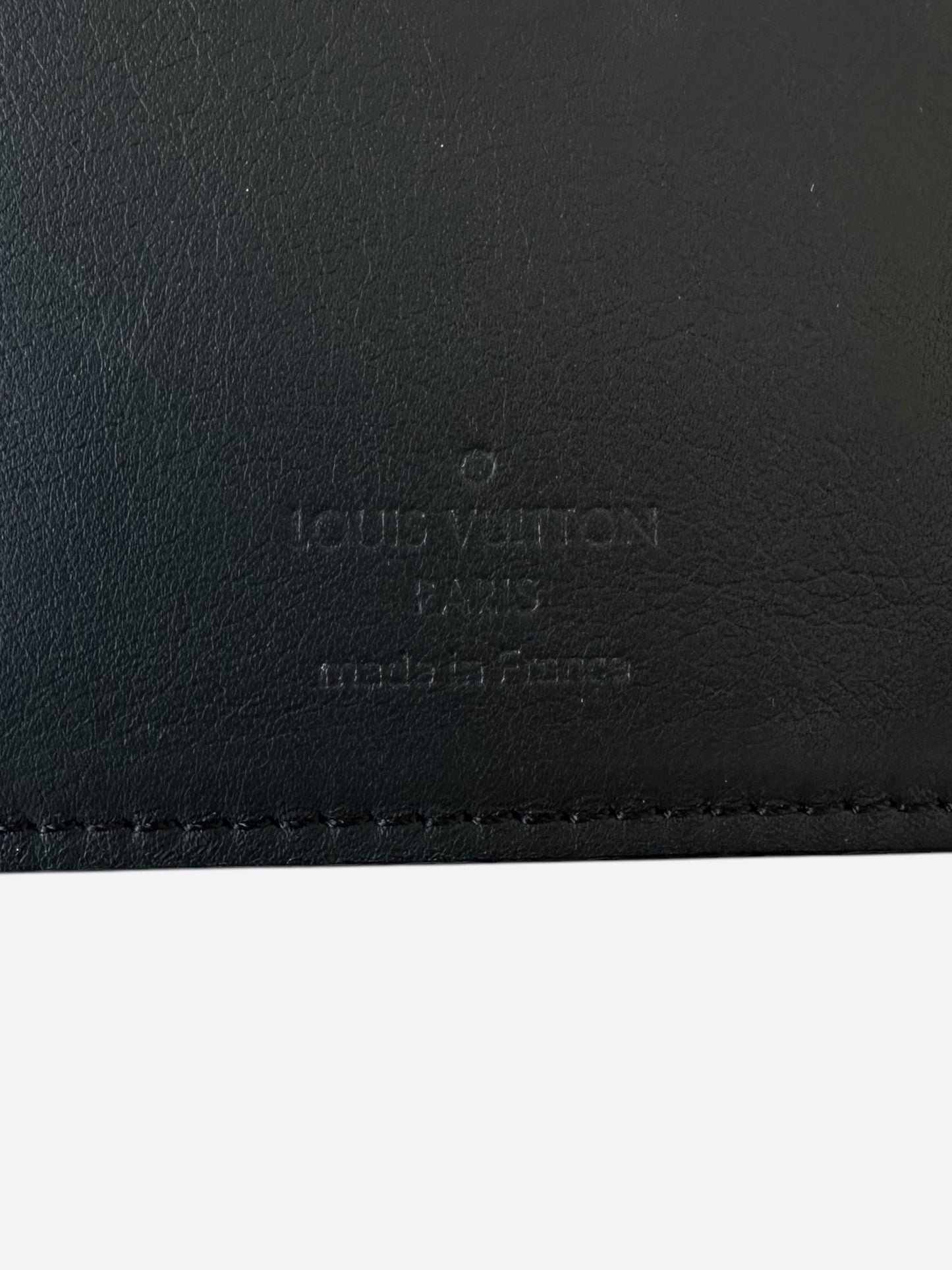 Louis Vuitton Black Shadow Monogram Brazza Wallet