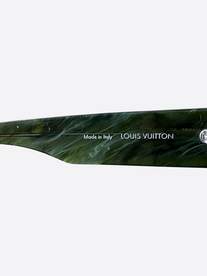 Louis Vuitton Green Marble Cyclone Sunglasses