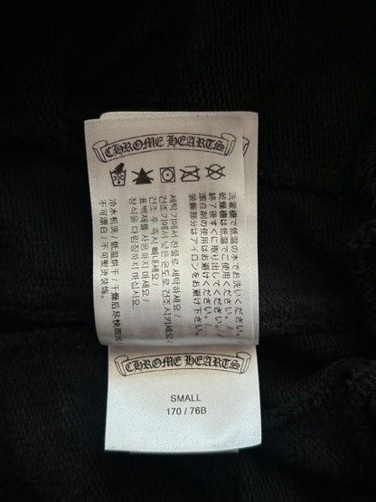 Chrome Hearts Black Cross Jacquard Horseshoe Logo Shorts