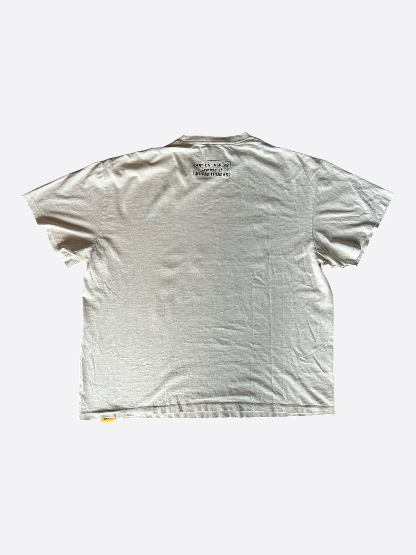 Gallery Dept Antique White & Black Yesterday Was Tomorrow Logo T-Shirt