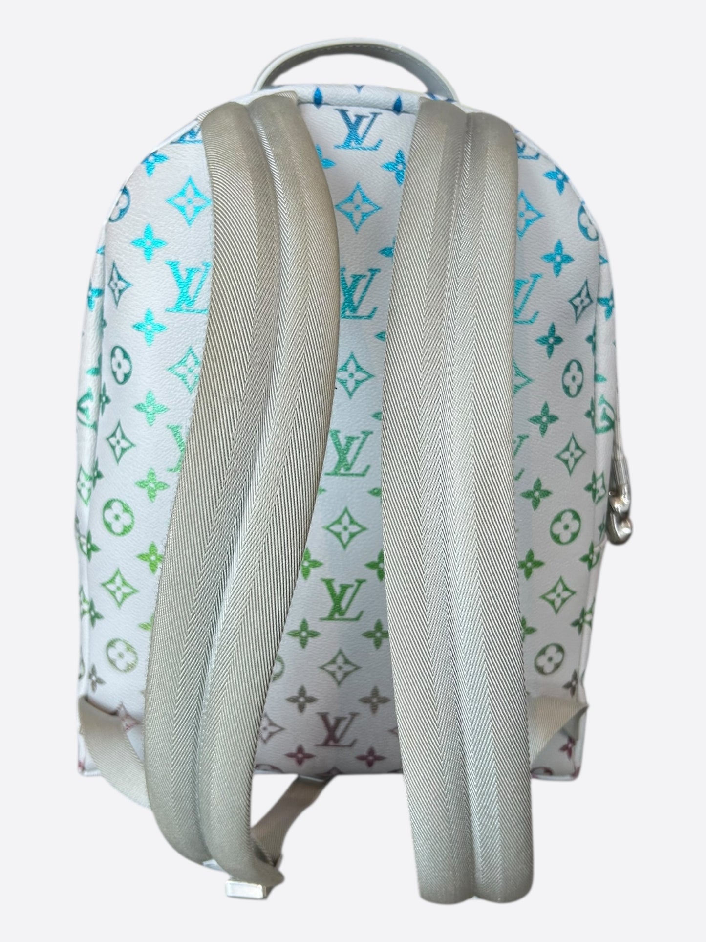 Louis Vuitton White & Multicolor Gradient Monogram Discovery Backpack